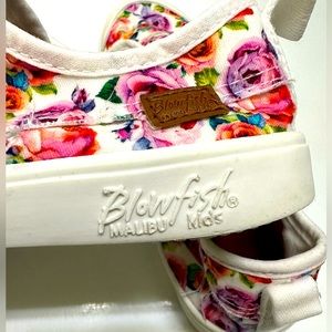 Blowfish kids sneakers. Floral cotton print size1